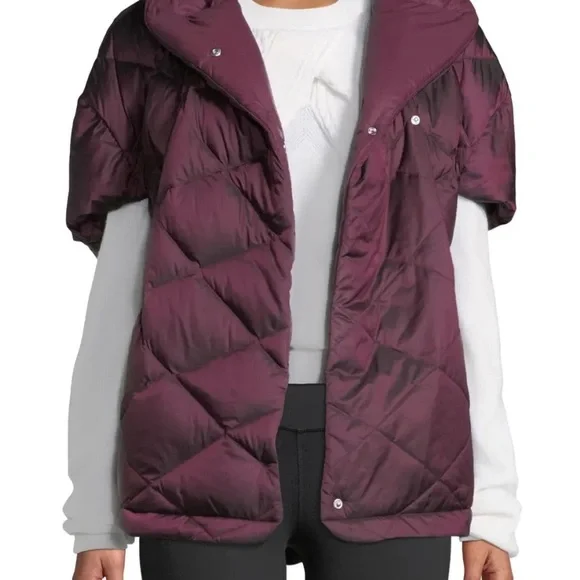 The Northface Far Northern Quilted Puffer Capelet EUC Rich Navy XS - Picture 15 of 16